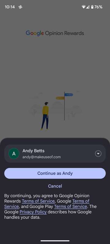 وارد Google Ondion Rewards شوید