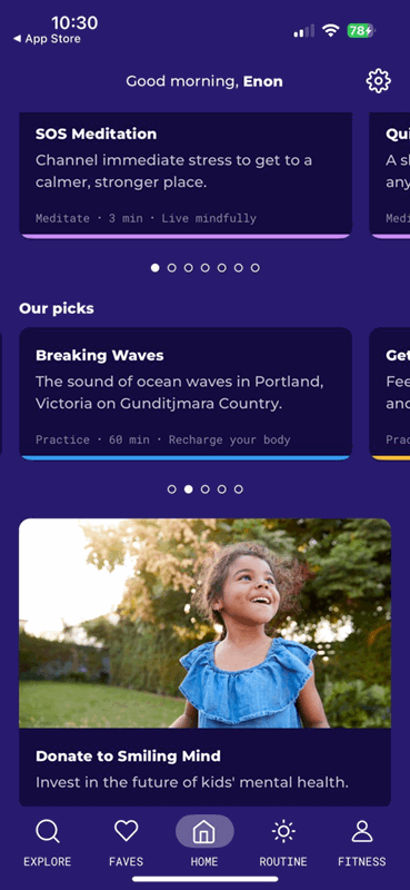 ذهن خندان مراقبه میکرو را انتخاب کنید