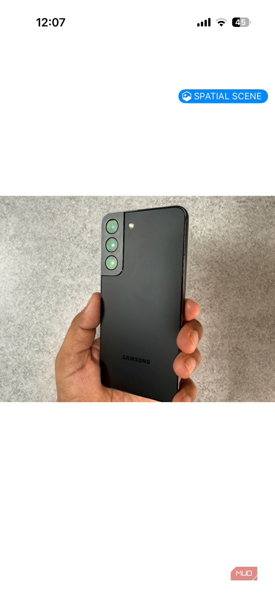 ویژگی صحنه فضایی در iOS 26