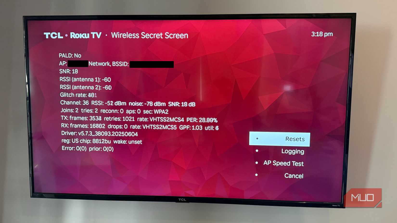 صفحه مخفی TCL Roku TV TV
