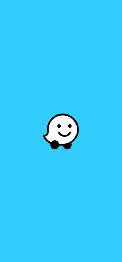 صفحه بارگیری Waze که آرم آنها را نشان می دهد