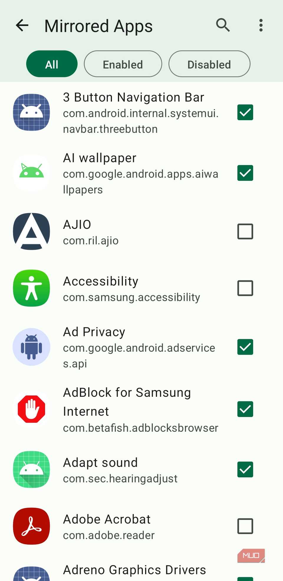 Tv Overlay Remote app notification settings on phone