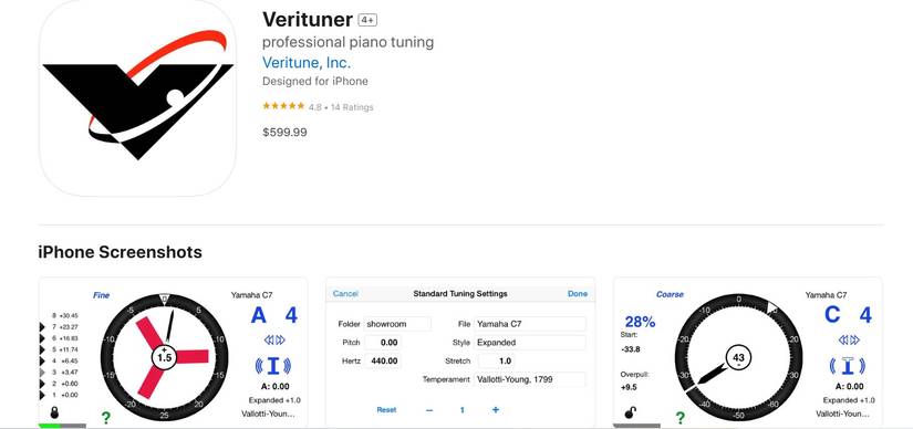 Verituner در فروشگاه App.