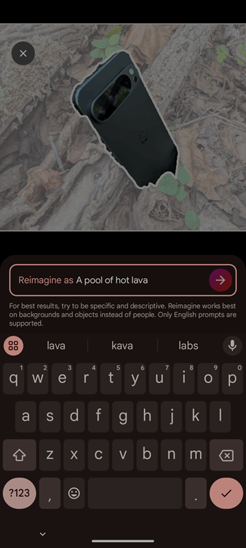 ویرایش عکس پیکسل 9 پرو با استفاده از Magic Editor