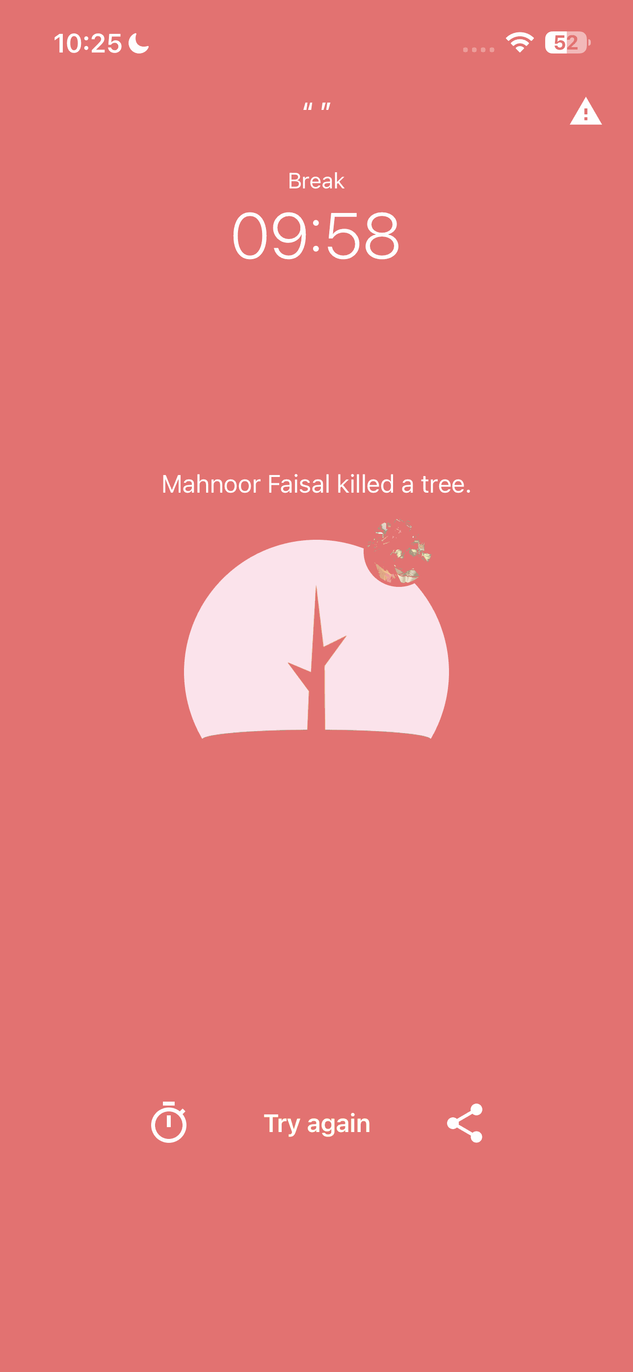 کشتن یک درخت در برنامه Flora