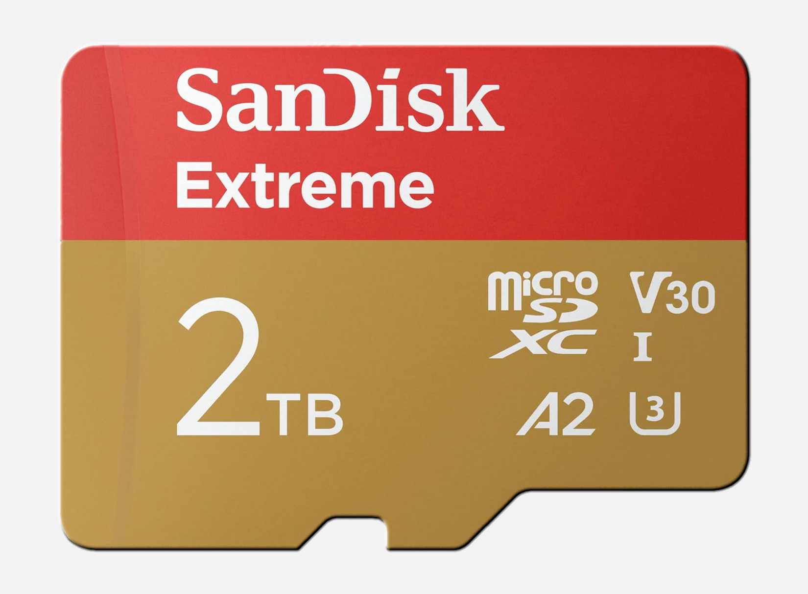 کارت میکرواس‌دی ۲ ترابایت SanDisk Extreme