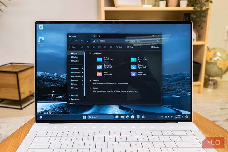 کاوشگر فایل روی Dell XPS 14 9440