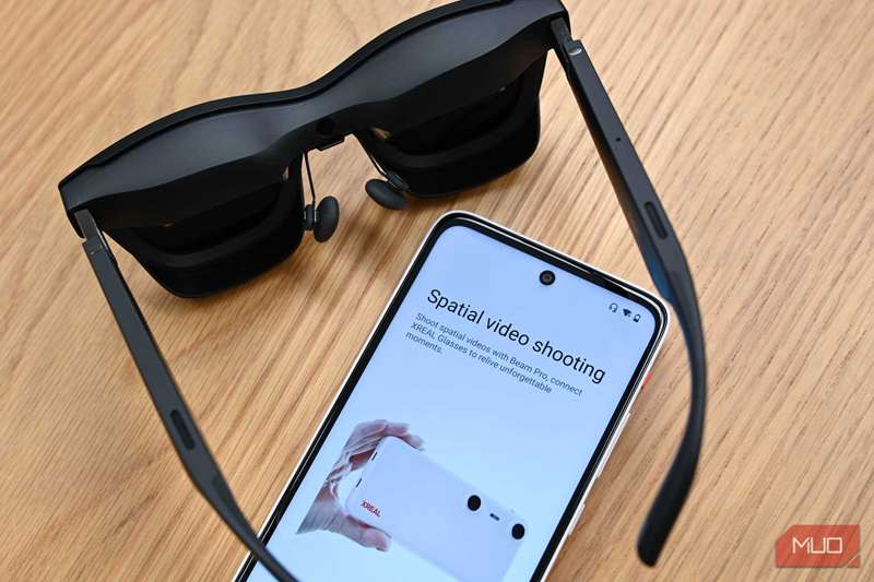 اطلاعات ویدئو فضایی روی XREAL Beam Pro