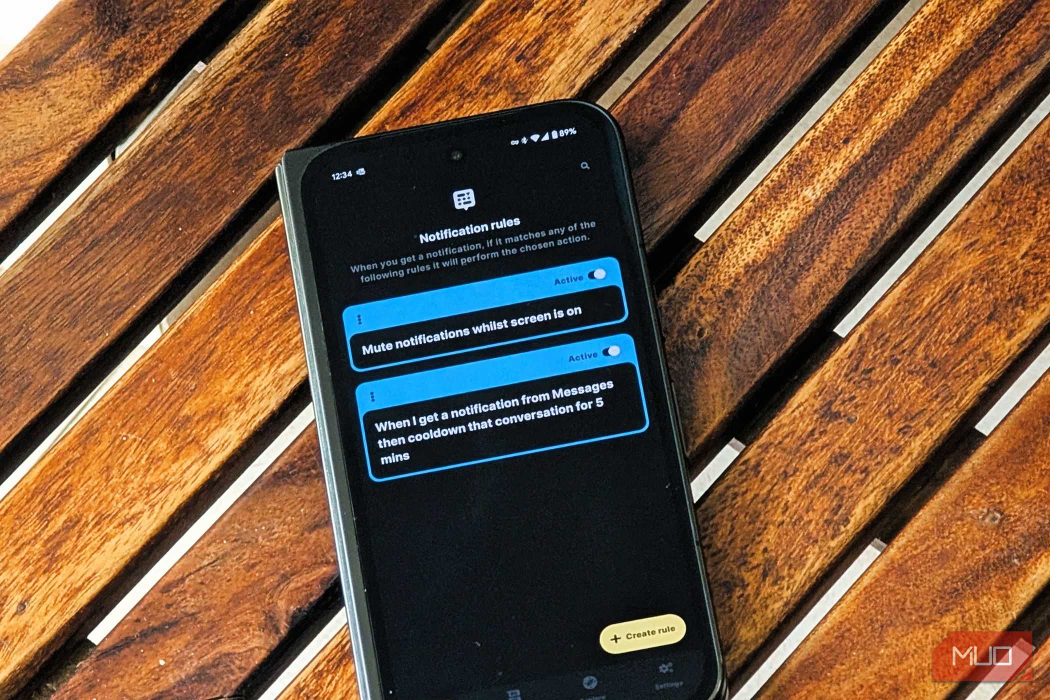 صفحه اصلی برنامه BuzzKill در گوشی هوشمند اندروید