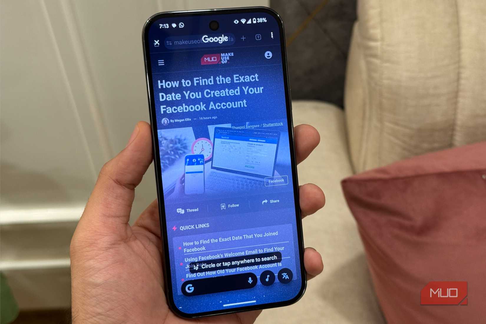 استفاده از Circle to Search بر روی Pixel 9