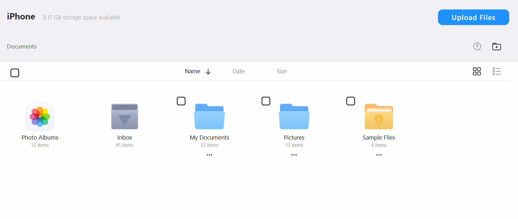 انتقال فایل بین آیفون و کامپیوتر ویندوز با راه‌اندازی سرور WebDAV با استفاده از برنامه Documents در آیفون