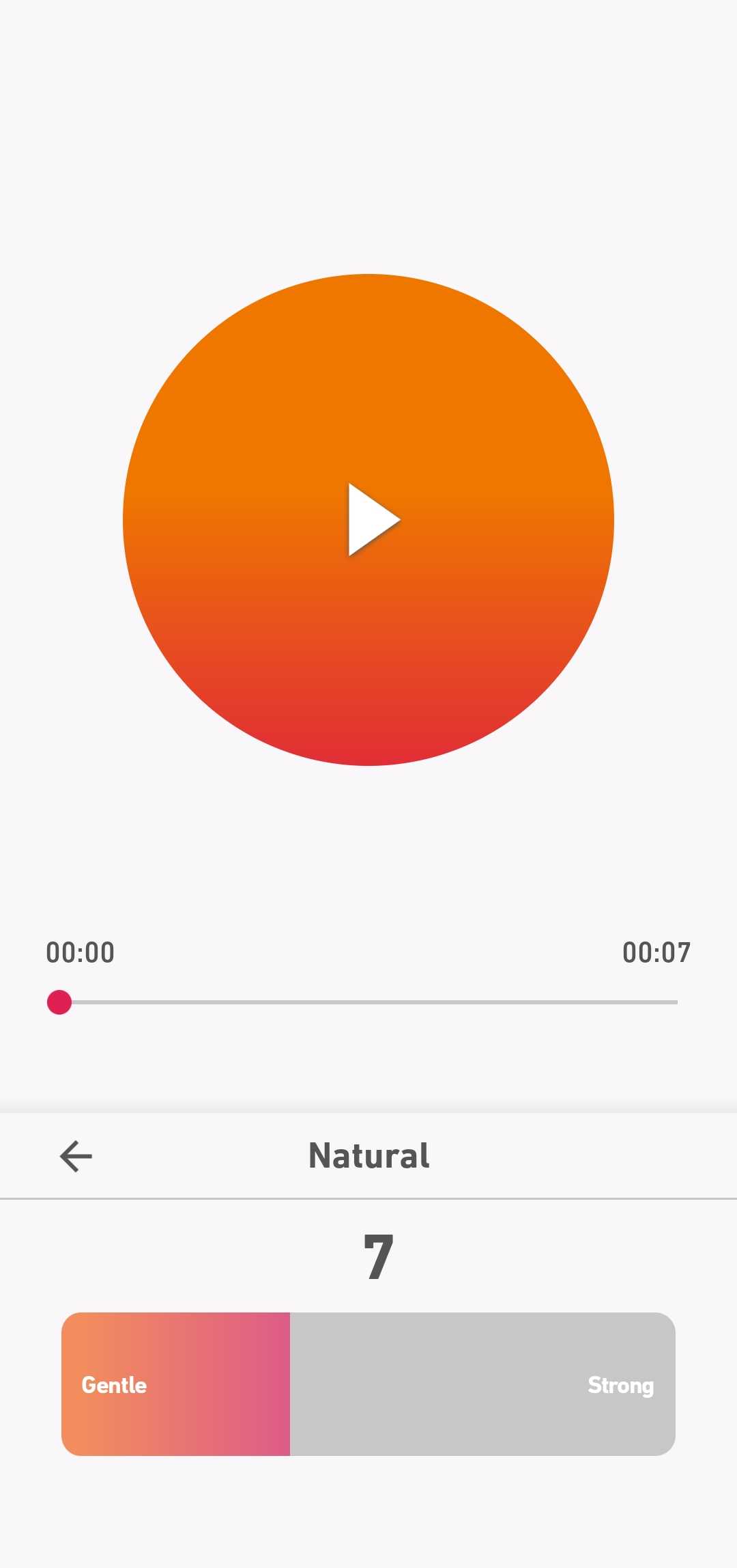 برنامه Dolby On نشان‌دهنده گزینه تنظیم سطوح EQ پیش‌تنظیم