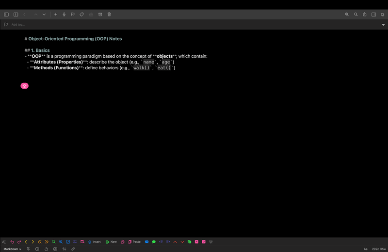 رابط مینیمال Drafts