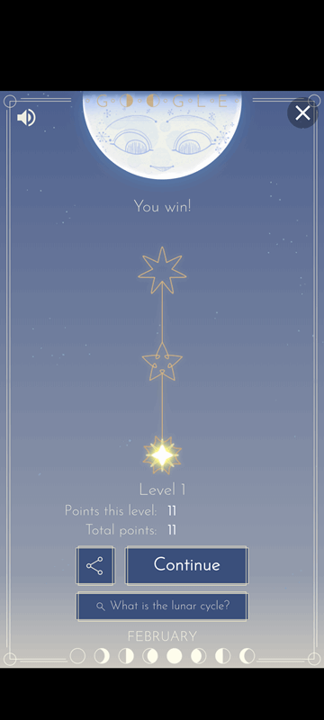 برنده شدن در بازی چرخه ماه گوگل