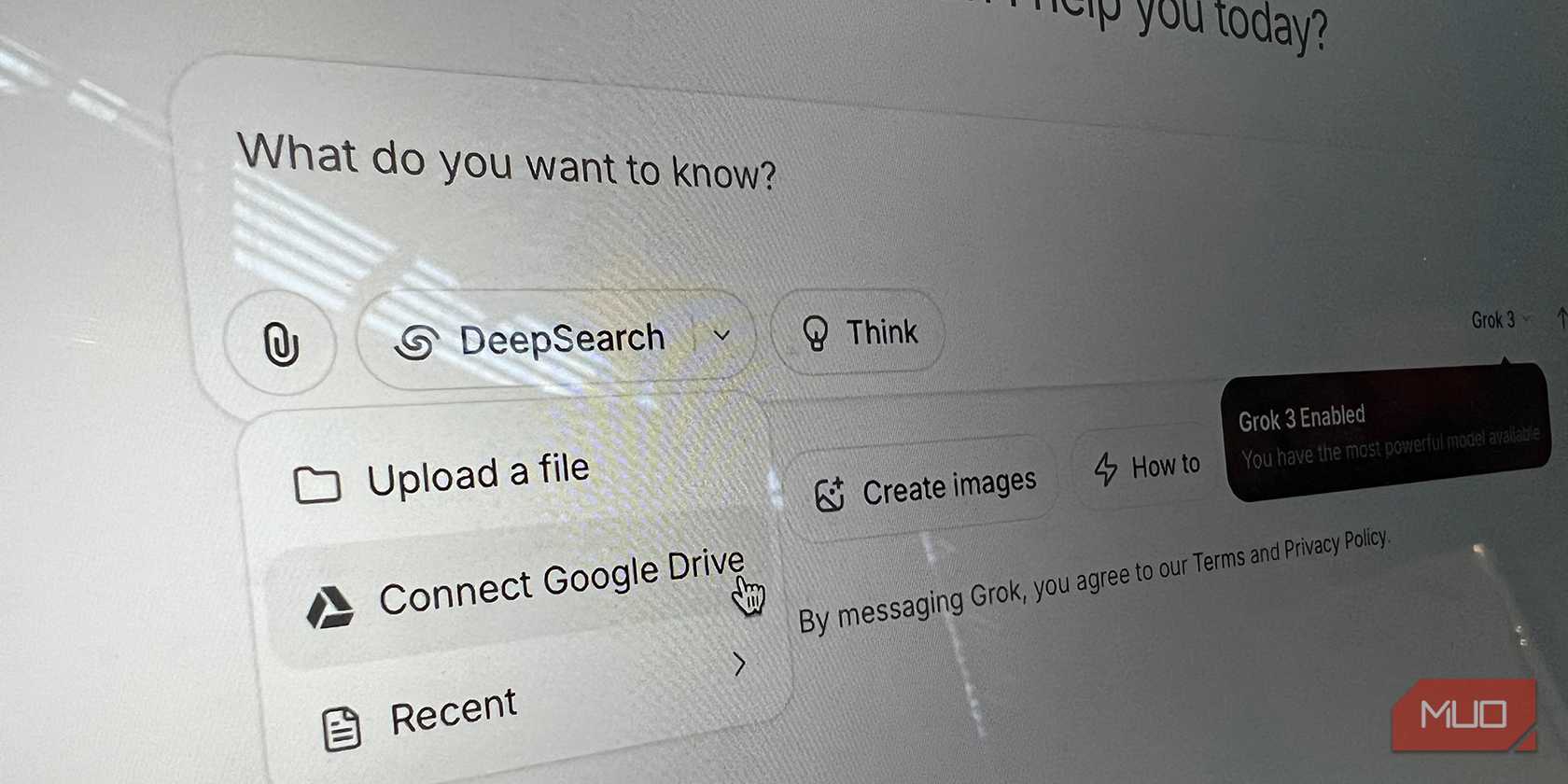 ادغام Google Drive در Grok