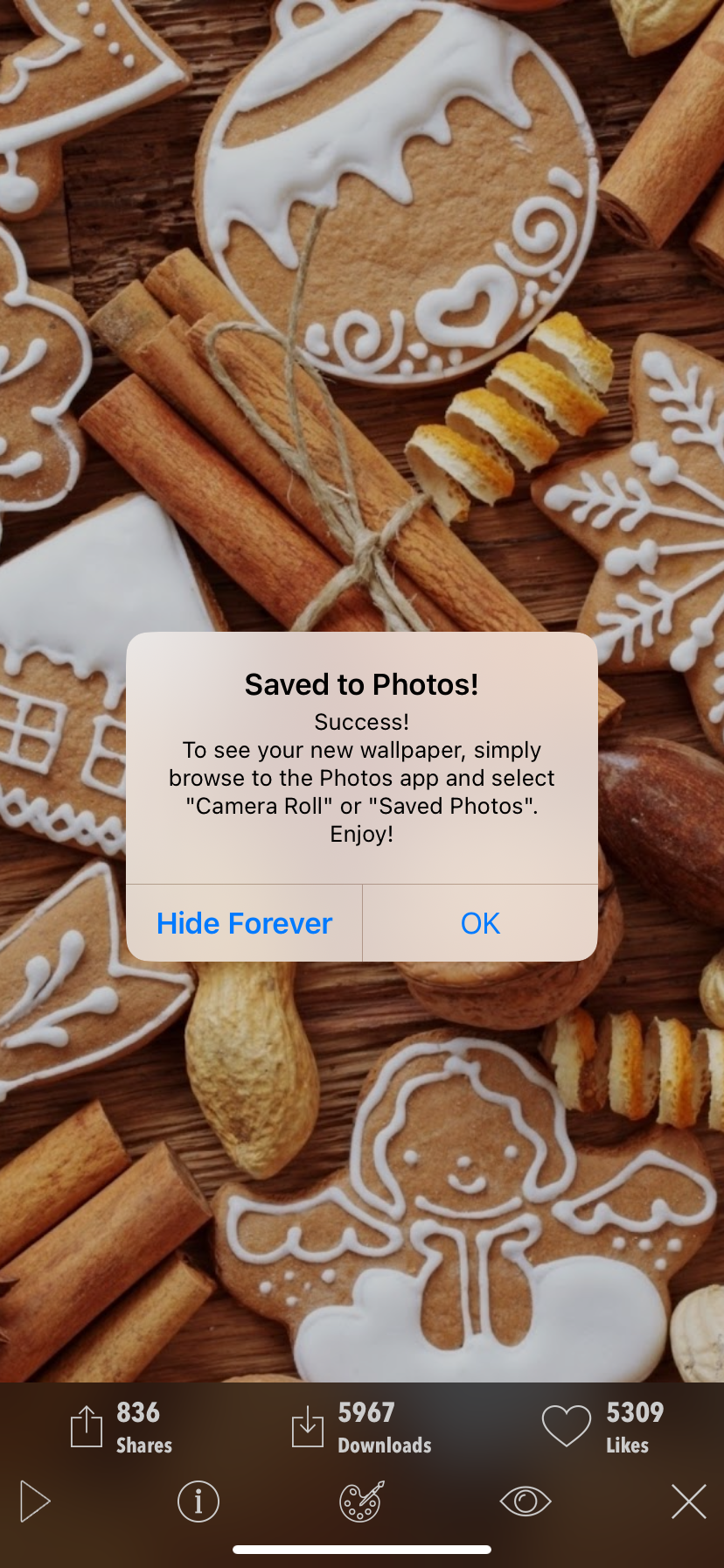 ذخیره‌سازی تصویر در Kappboom Wallpapers