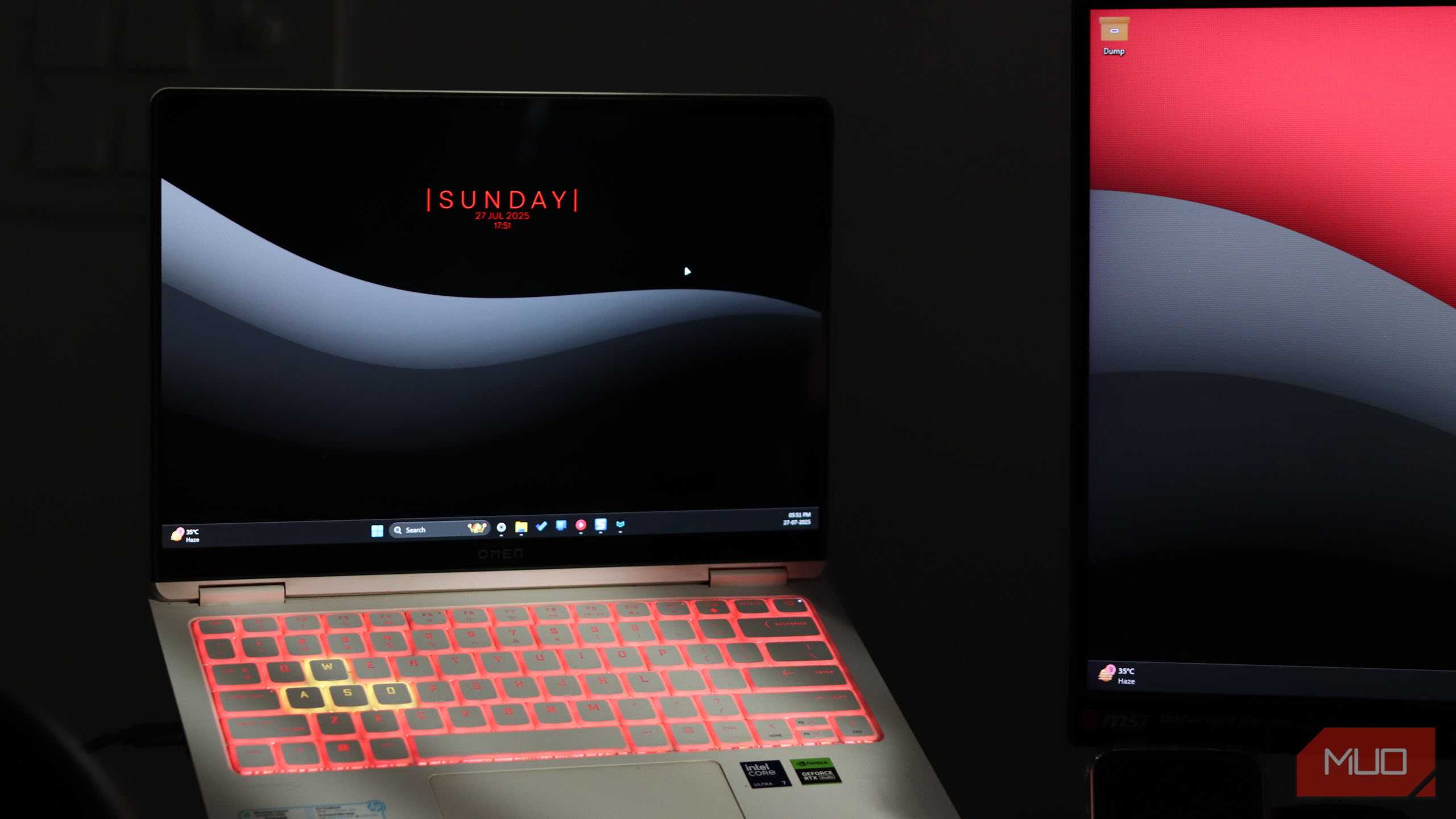 HP Omen Transcend 14 با نمایش OLED