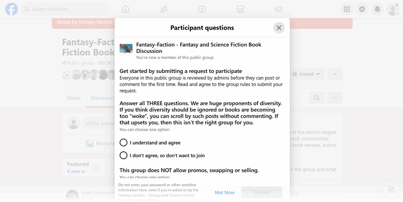 یک باشگاه کتاب آنلاین در فیس‌بوک