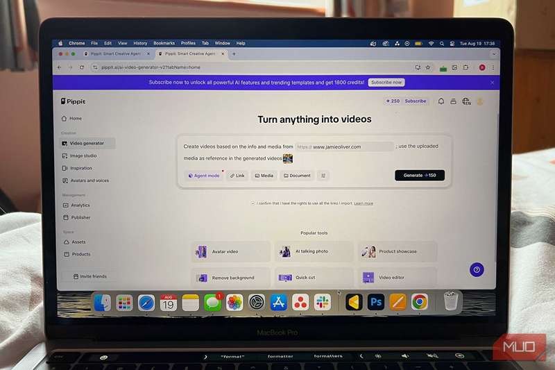 متن درخواست ویدئوی AI پپیت با لینک‌ها و رسانه‌ها