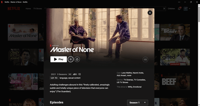 پیشنمایش سریال Master of None در Netflix-1