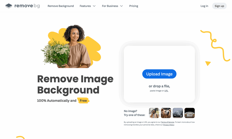 ابزار حذف پس‌زمینه تصویر Remove.bg