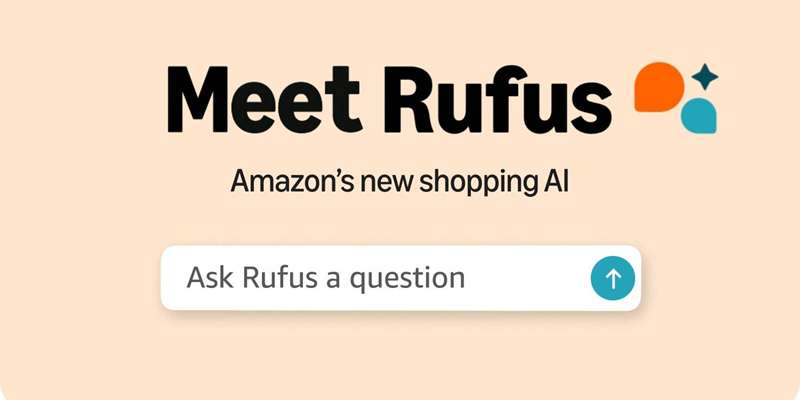 گرافیکی برای هوش مصنوعی خرید جدید آمازون به نام Rufus