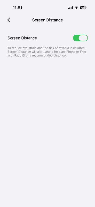 ویژگی فاصله صفحه در آیفون