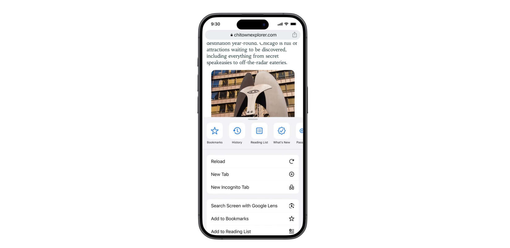 استفاده از Search Screen با Google Lens در iPhone