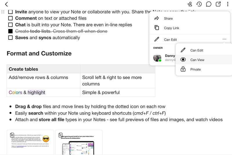 تنظیمات همکاری مستند Spike