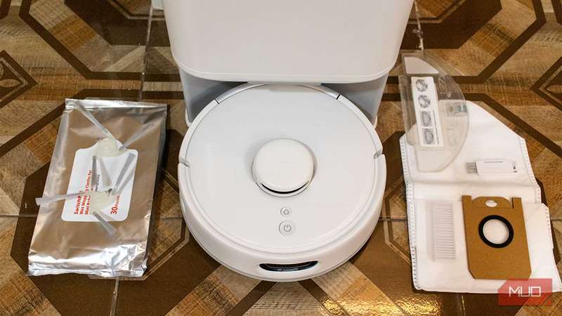 Robot جاروبرقی SwitchBot Mini K10+ Pro با لوازم جانبی