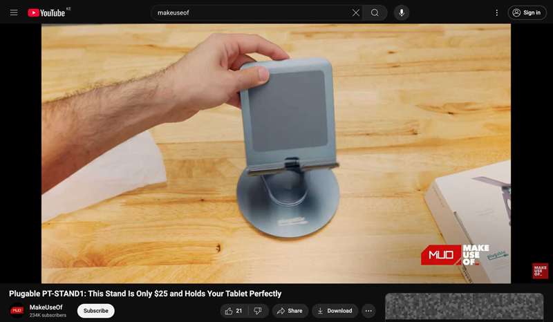 مشاهده یک ویدیو یوتیوب بدون شمارش عدم پسند عمومی