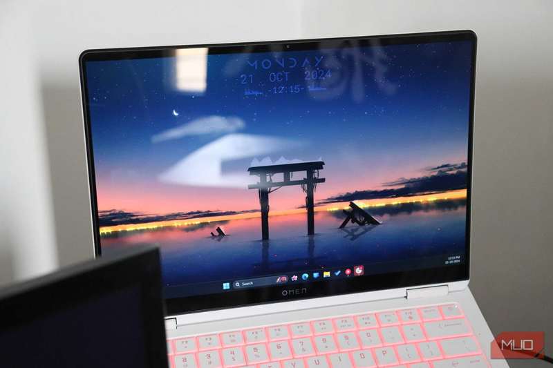 نمایش لپتاپ HP Omen Transcend 14.