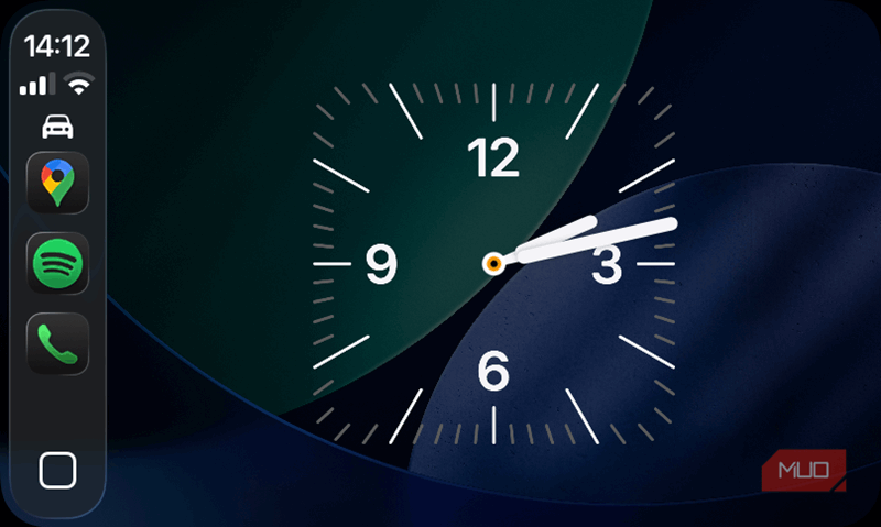 04 ویجت ساعت CarPlay