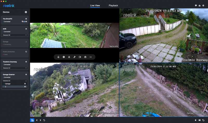اسکرین‌شات‌های برنامه دسکتاپ ریولینک - نمایش چندمنظره