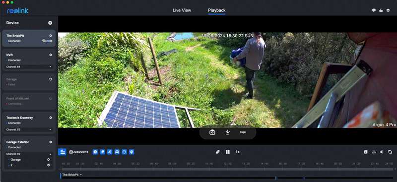 اسکرین‌شات‌های برنامه دسکتاپ ریولینک - نمایش تک‌منظره
