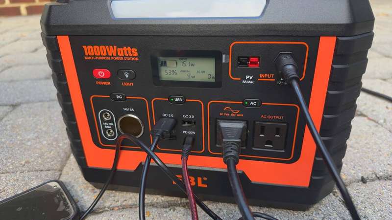 EBL Voyager 1000 - شارژ دستگاه‌های USB