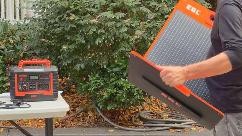 EBL Voyager 1000 - پنل خورشیدی جمع‌شو