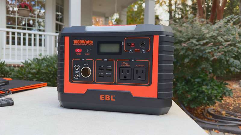 EBL Voyager 1000 - نمای جلوی دستگاه هنگام خاموش بودن