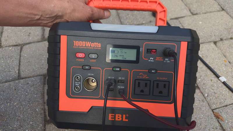 EBL Voyager 1000 - نمایشگر LCD