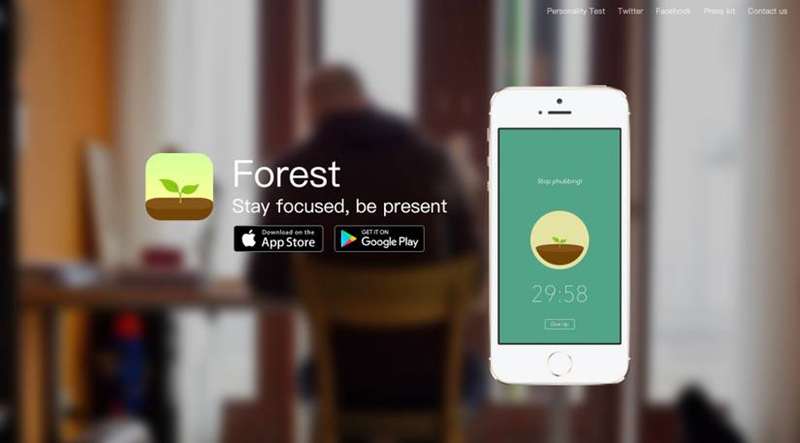 تصویر صفحه وب Forest