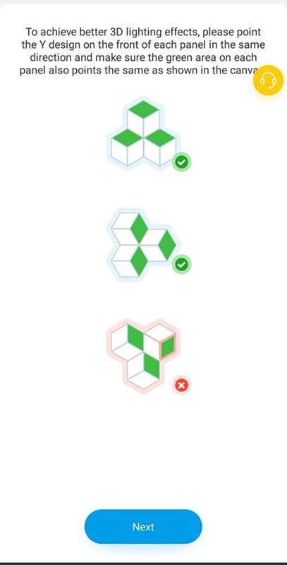 دستورات جهت‌دار Govee Hexa Pro