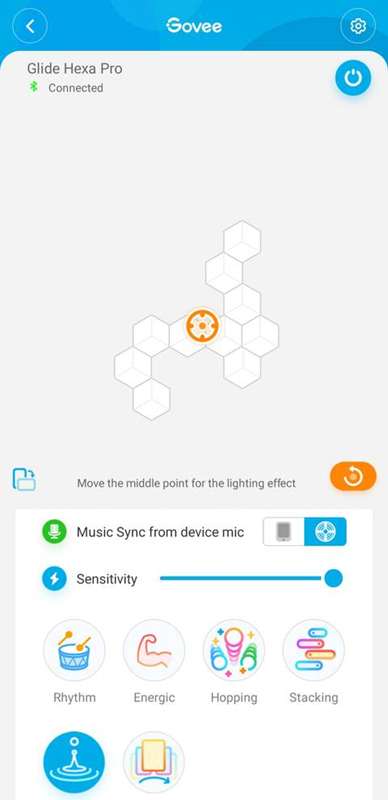 همگام‌سازی موسیقی برنامه Govee Home