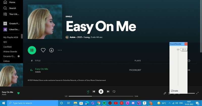 اسکرین‌شات Letasoft Sound Booster