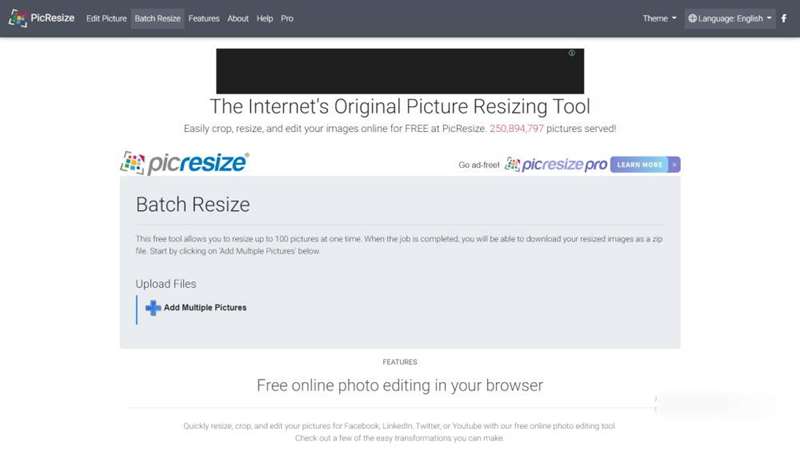 وبسایت PicResize