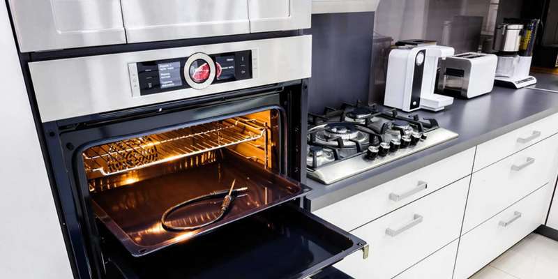 تصویر تصادفی از یک فر میکروویو کشویی