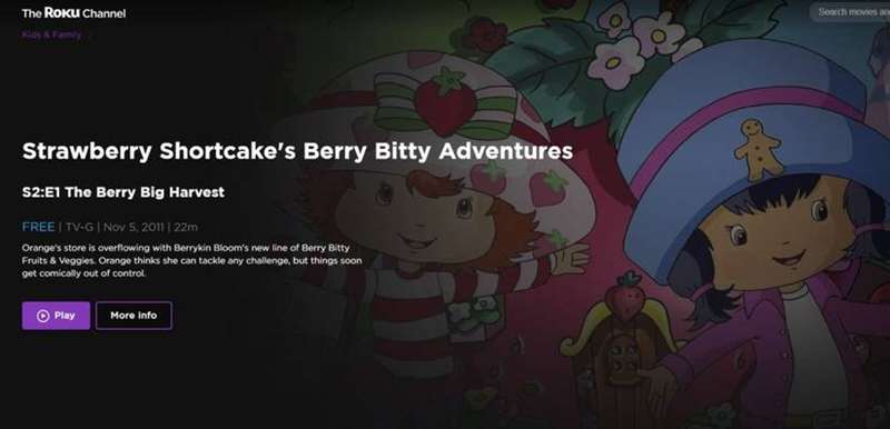 کیک توت‌فرنگی در کانال راکو