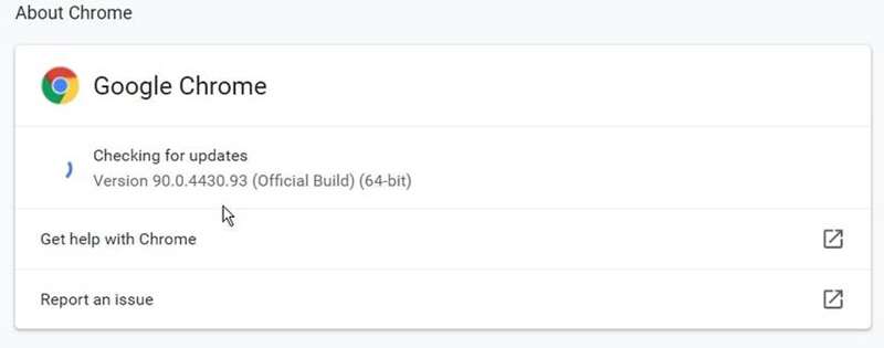 به‌روزرسانی Chrome