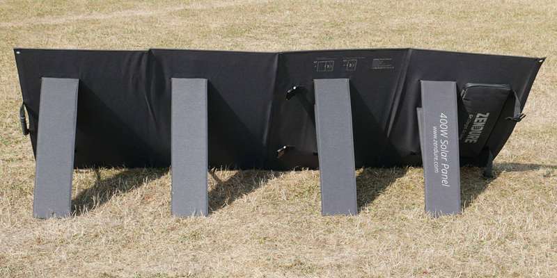 نمای پشت پنل خورشیدی 400W زندور