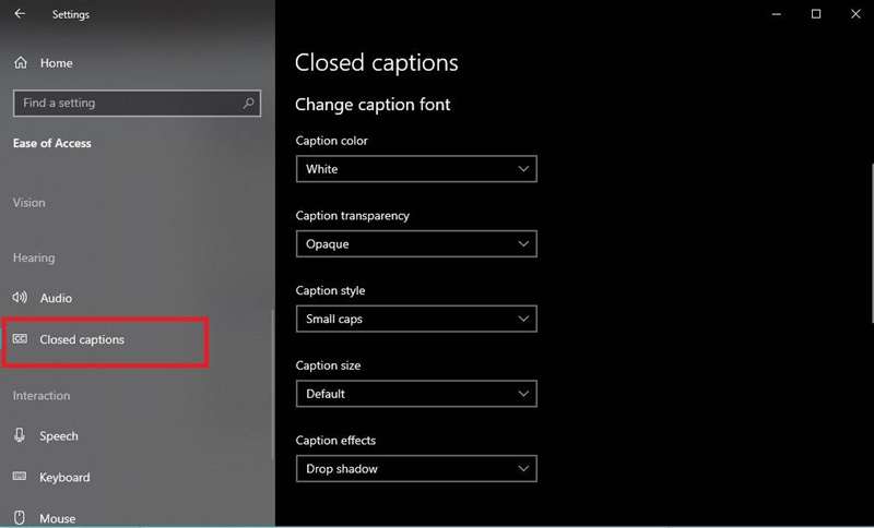 تنظیم فونت و استایل زیرنویس بسته