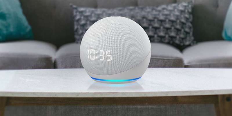 آمازون Echo Dot با ساعت نسل پنجم